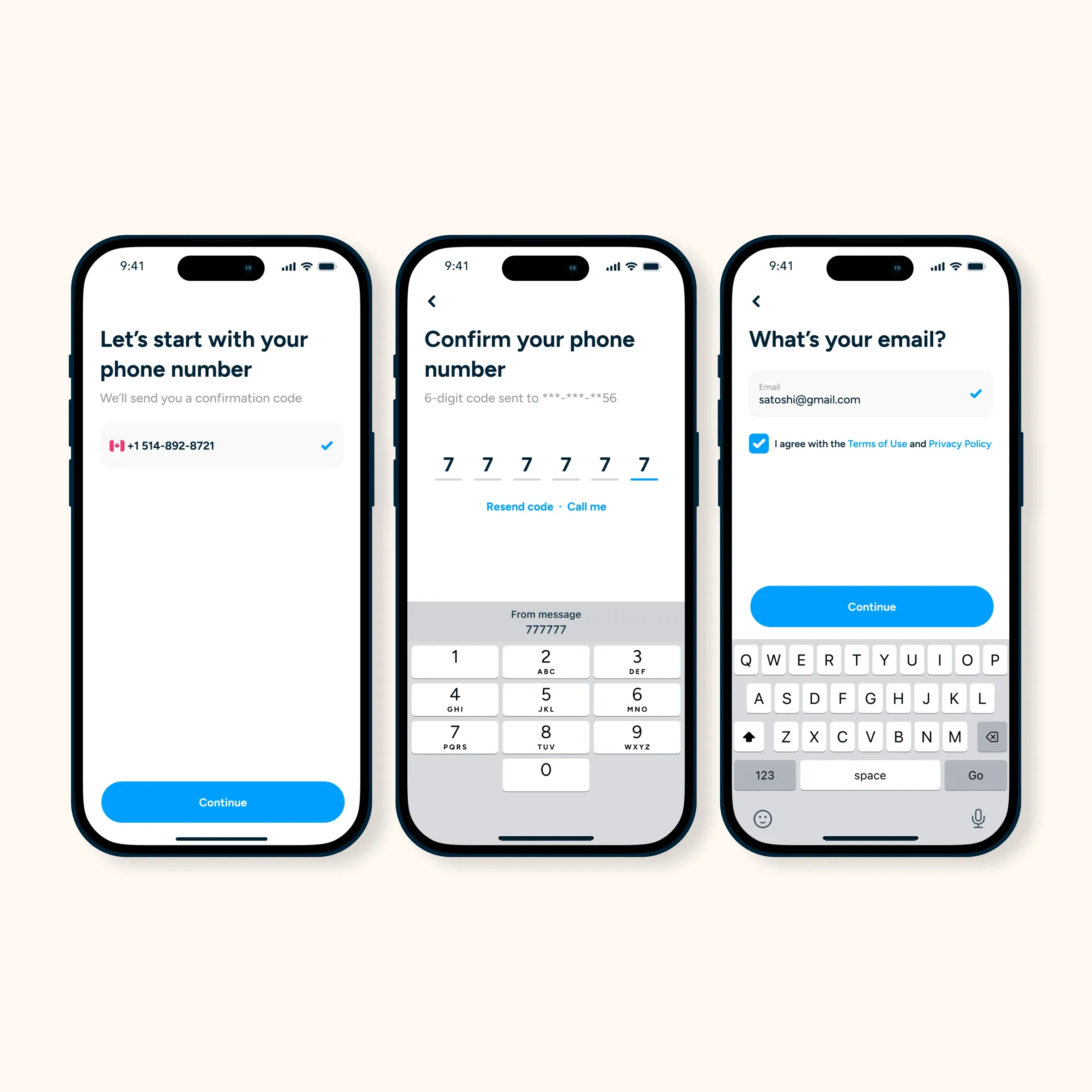 Shakepay design system and product spaces